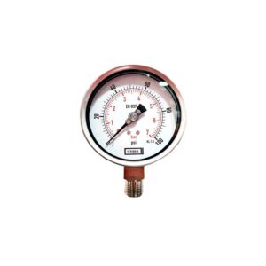 MANÓMETROS CON MUELLE TUBULAR ACERO INOXIDABLE WEIZZ