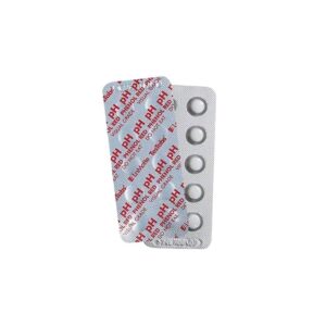 Blister de pastillas de rojo fenol lamotte