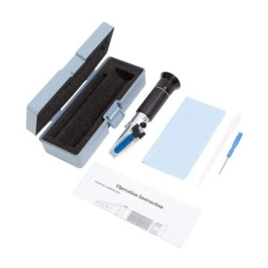 REFRACTOMETRO MANUAL BRIXOMETRO OPTICO CON ESTUCHE